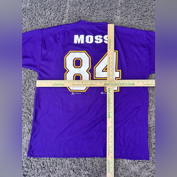 Vintage 1998 NFL Minnesota Vikings Randy Moss 84 Sport Attack Jersey Men’s XL - Picture 6 of 6